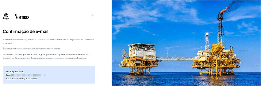 Confirmação e-mail