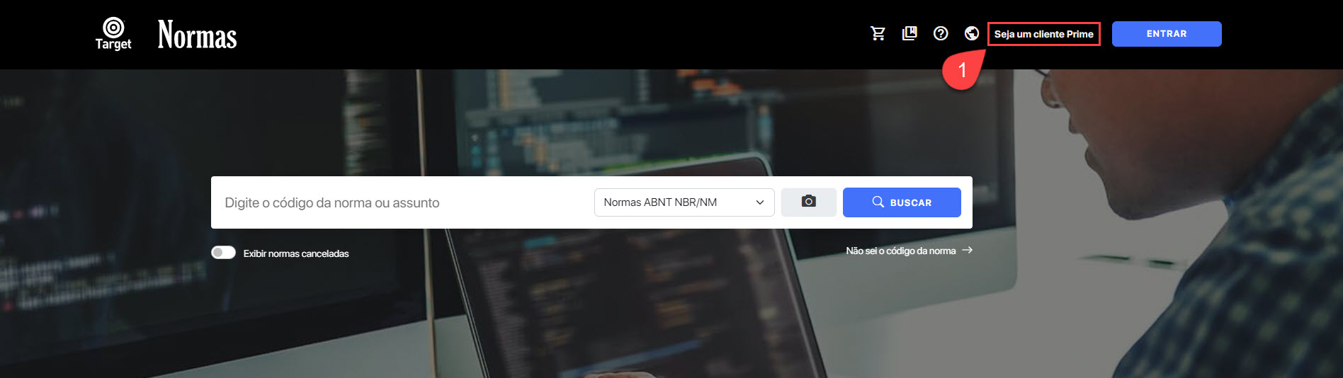 Seja um cliente Prime