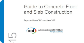 Aci 302.1R-15: Guide To Concrete Floor And Slab Construction – HXXCM