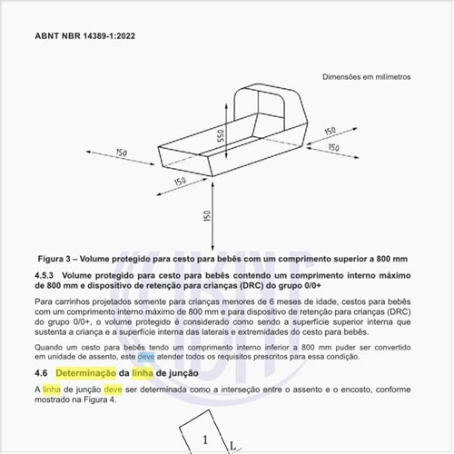 Como deve ser feita a determinação da linha de junção?