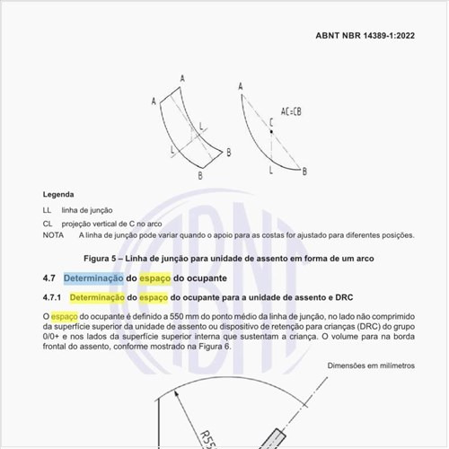 Como deve ser executada a determinação do espaço do ocupante?