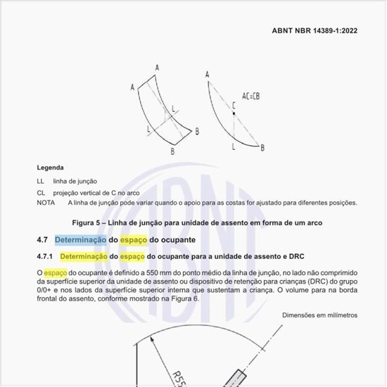 Como deve ser executada a determinação do espaço do ocupante?