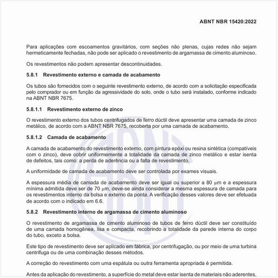 Como deve ser executada a camada de acabamento?