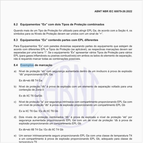 Quais podem ser exemplos de marcação?