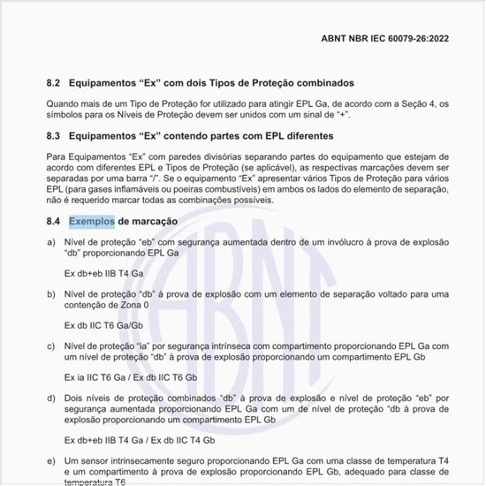 Quais podem ser exemplos de marcação?