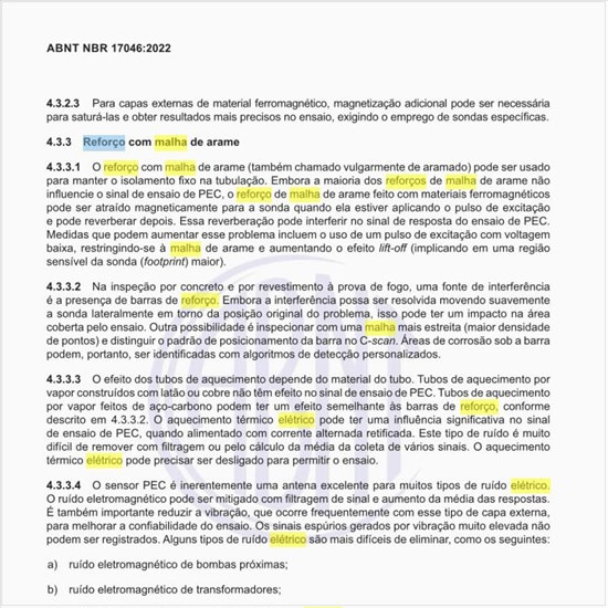 O que é o reforço com malha de arame?