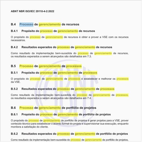 Como deve ser o processo de gerenciamento de recursos?