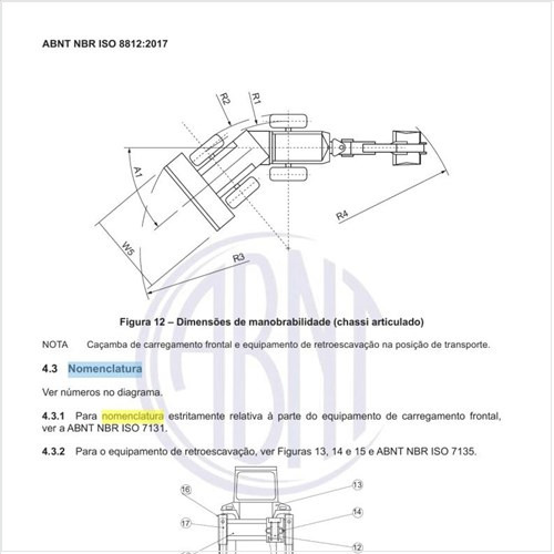 Qual é nomenclatura da retroescavadeira de deslocamento lateral?