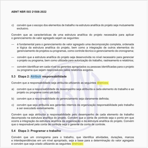 Quais são as diretrizes para atribuir a responsabilidade?