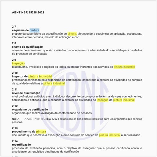O que é o relatório de inspeção de pintura industrial (RIPI)?