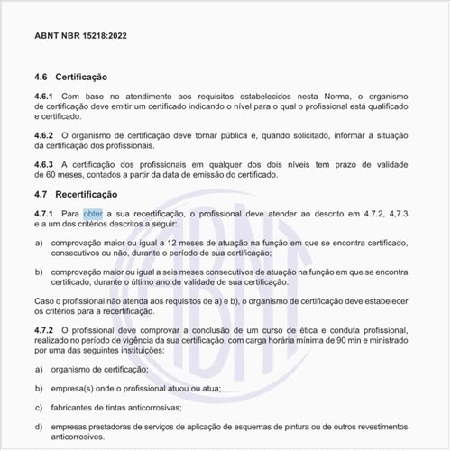 Como o profissional pode obter a recertificação?