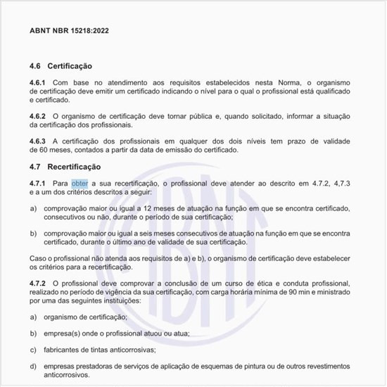 Como o profissional pode obter a recertificação?