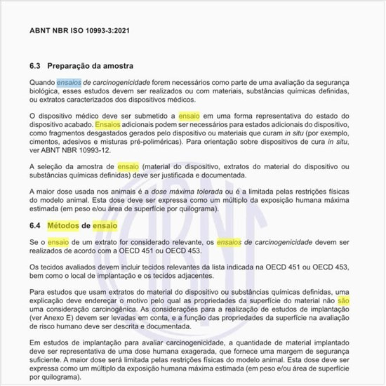 Quais são os métodos de ensaio de carcinogenicidade?