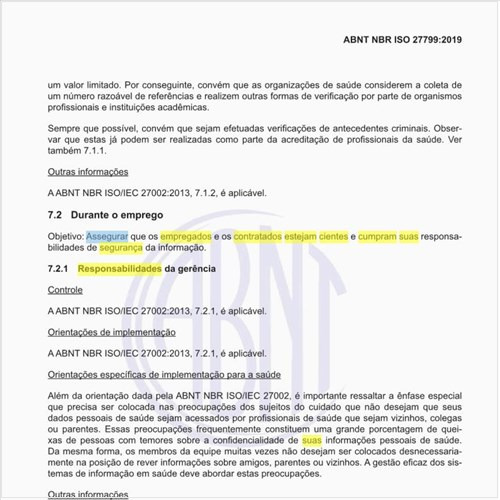 Como assegurar que os empregados e os contratados estejam cientes e cumpram suas responsabilidades de segurança da informação?