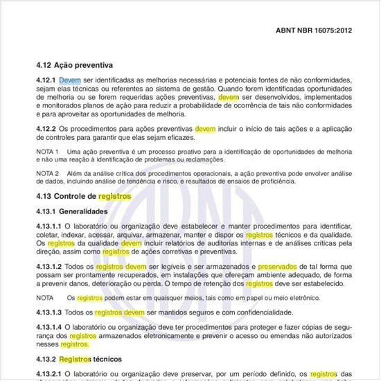 Como devem ser preservados os registros técnicos?