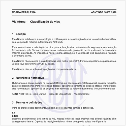 Como se pode definir a bitola?