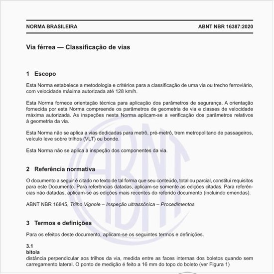 Como se pode definir a bitola?