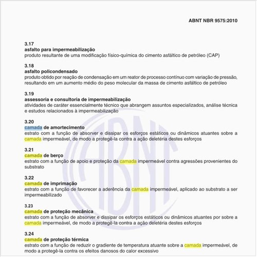 O que representa a camada de regularização horizontal ou contrapiso?