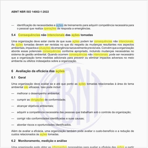 Quais são as consequências não intencionais das ações tomadas?