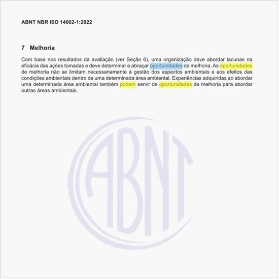 Quais podem ser as oportunidades de melhoria?