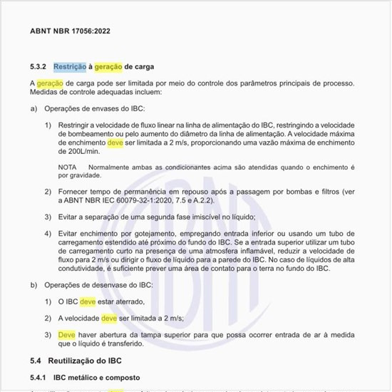 Como deve ser realizada a restrição à geração de carga?