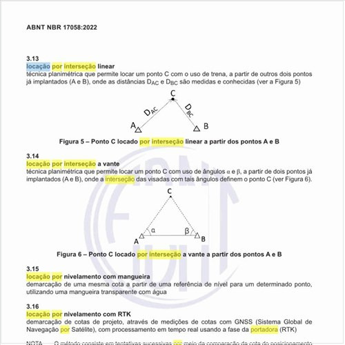 O que é a locação por interseção a vante?