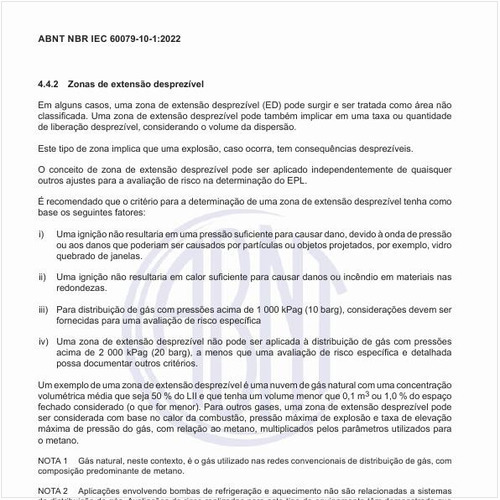 O que são as zonas de extensão desprezível?