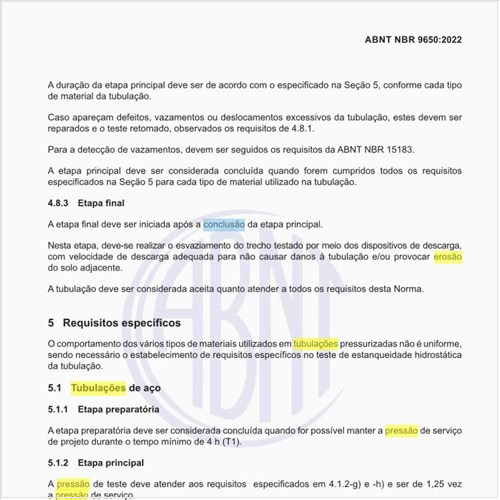 Quais são as máximas quedas de pressão admissíveis para tubulações de aço?