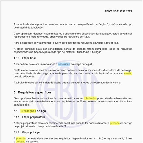Quais são as máximas quedas de pressão admissíveis para tubulações de aço?