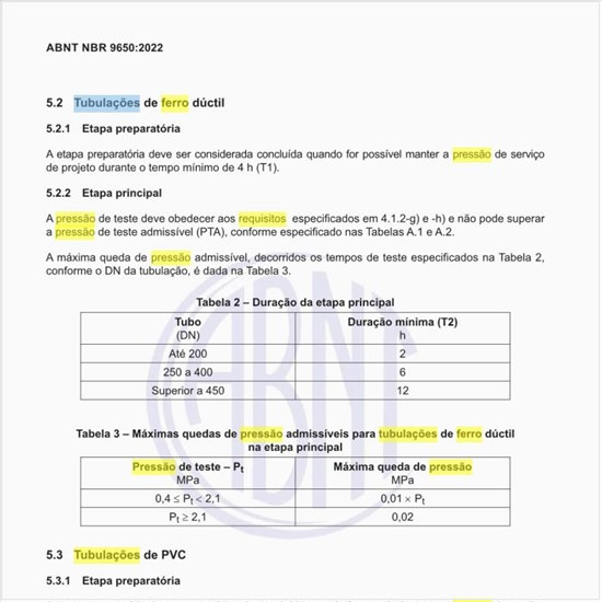 Quais são os requisitos para as tubulações de ferro dúctil?