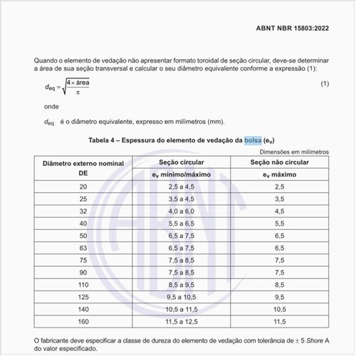 Qual é a profundidade mínima de penetração do tubo na bolsa da conexão?