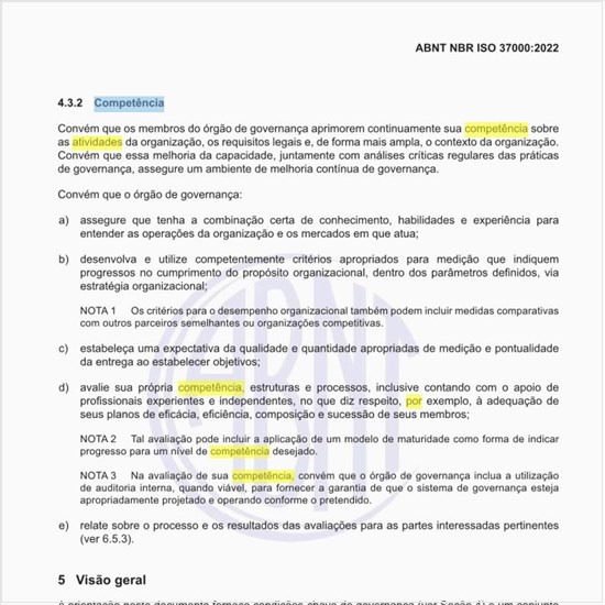 Por que se deve aprimorar a competência sobre as atividades da organização?