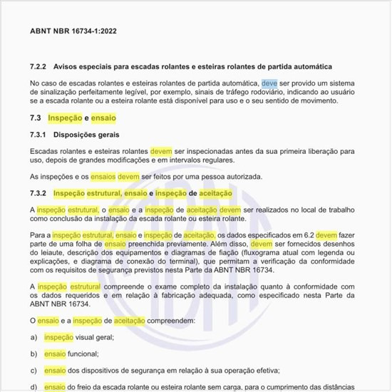 Como deve ser executada a inspeção estrutural, ensaio e inspeção de aceitação dos equipamentos?