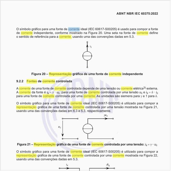 Qual é a representação gráfica das fontes de corrente controlada?