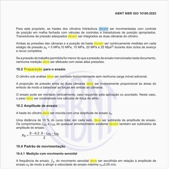 Como deve ser a preparação para o ensaio?