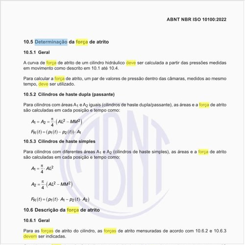 Como deve ser realizada a determinação da força de atrito?