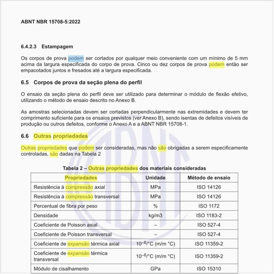 Quais são as outras propriedades que podem ser consideradas?