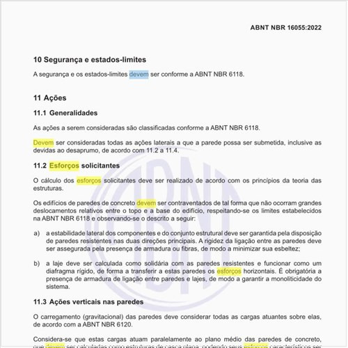 Como devem ser executados os cálculos dos esforços solicitantes?