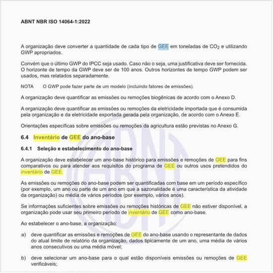 Como realizar o inventário de GEE do ano-base?