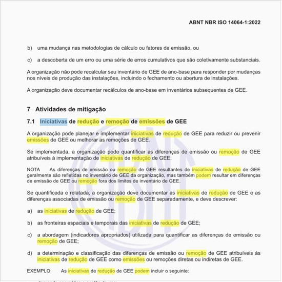 Quais podem ser as iniciativas de redução e remoção de emissões de GEE?