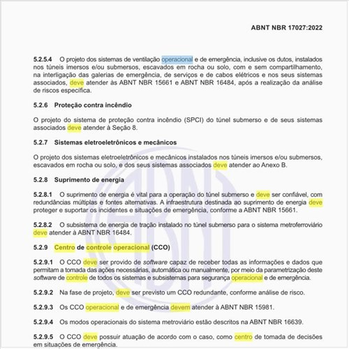 O que deve conter o centro de controle operacional (CCO)?