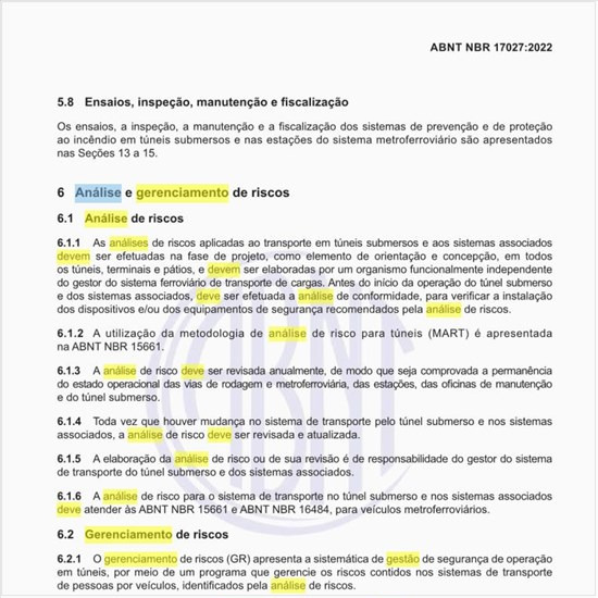 Como deve ser executada a análise e o gerenciamento de riscos?