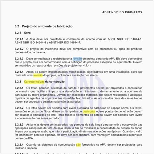 Quais são as características da construção?
