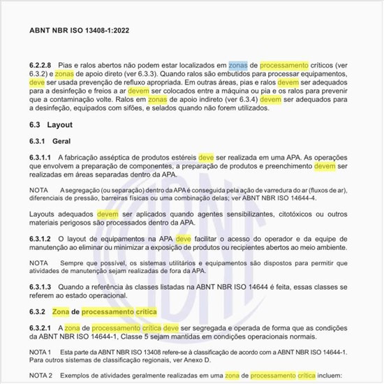 Por que a zona de processamento crítica deve ser segregada?