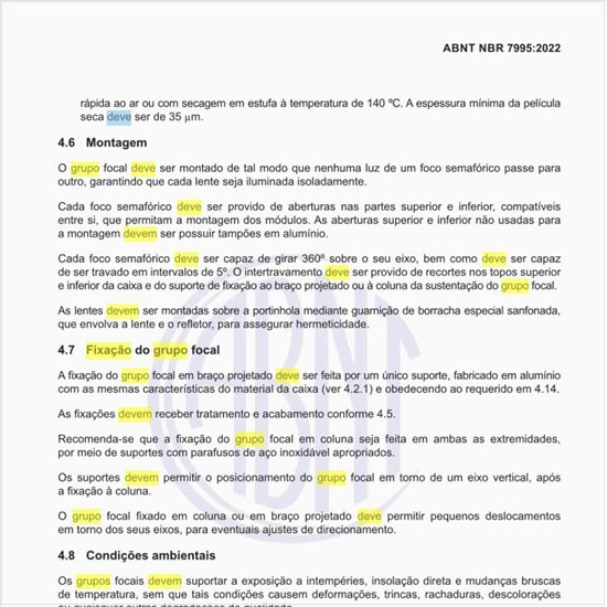 Como deve ser a fixação do grupo focal?