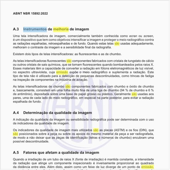 Quais são os instrumentos de melhoria de imagem?