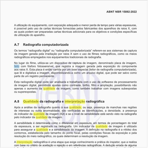 O que deve ser feito em relação à qualidade da radiografia e interpretação radiográfica?