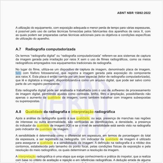 O que deve ser feito em relação à qualidade da radiografia e interpretação radiográfica?