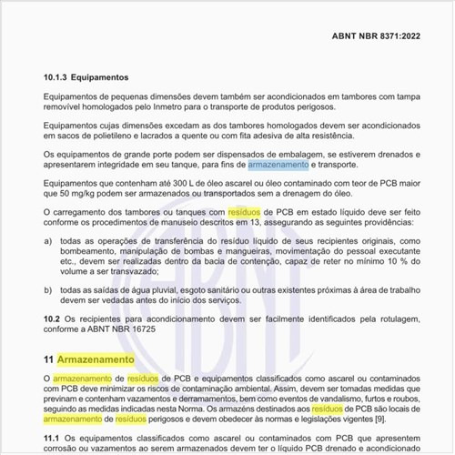 Como fazer o armazenamento de resíduos de PCB?