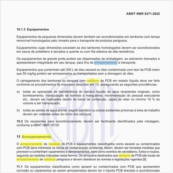 Como fazer o armazenamento de resíduos de PCB?